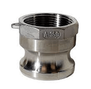 1" Type A Camlock FNPT 316 Stainless Steel